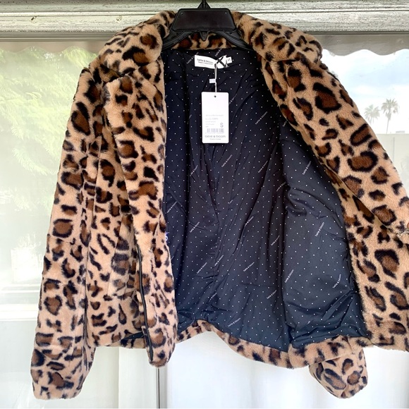 Belle & Bloom Leopard Faux Fur Jacket - Picture 9 of 13